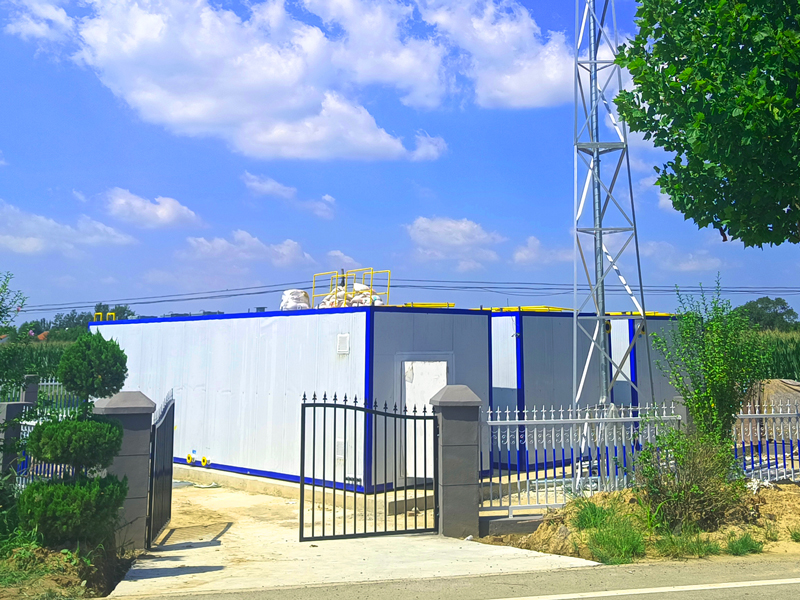 山東德州農村生活一體化污水處理設備工程案例7月20日