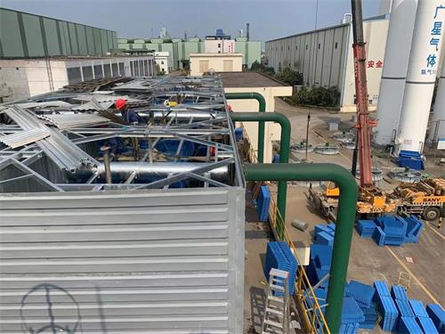 采用方形冷卻塔能夠節省空間,方形冷卻塔圖片