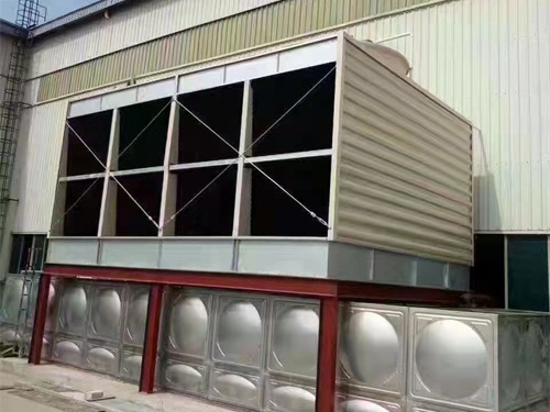 逆流冷卻塔冷卻階段介紹(逆流式冷卻塔原理圖)