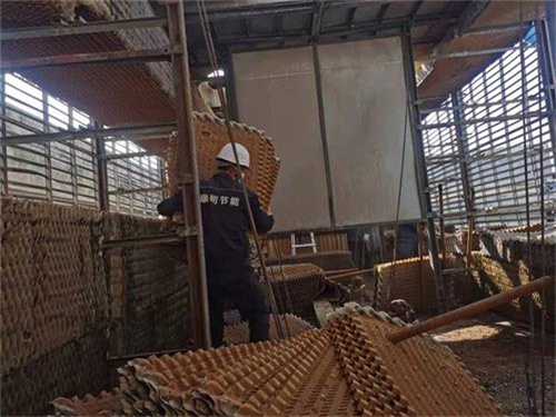 冷卻塔淋水填料的五個作用,冷卻塔填料廠家