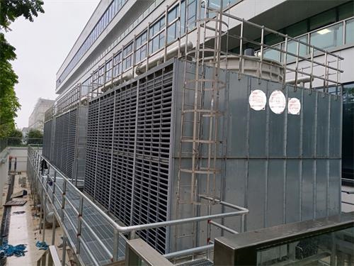 橫流冷卻塔薄膜式填料如何降溫？(橫流式冷卻塔優點)