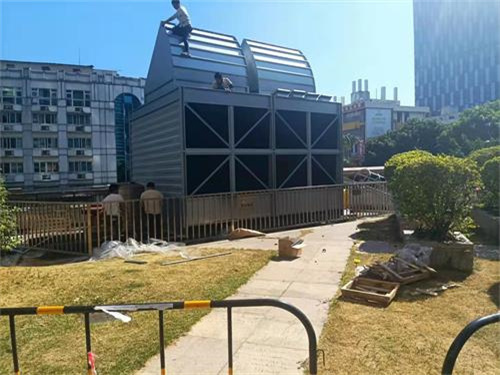 圓形冷卻塔是如何做到不耗電也能降溫的,圓形冷卻塔圖片